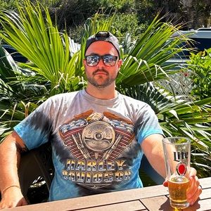 Vintage 90s Harley-Davidson Tye Dye Single Stitch T-Shirt